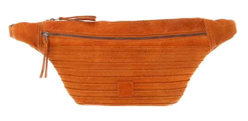 Bolso de la correa FREDsBRUDER Hoza de cuero genuino en color naranja melón para mujer