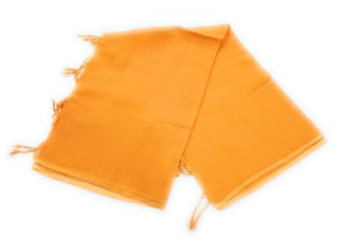 Image of Women Kota Doria Cotton Plain Full Length Dupatta - Soft, Light Weight and Transparent