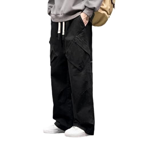 Pantalon cargo homme de style américain coupe ample pour sport décontracté