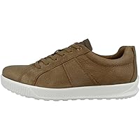 ECCO Men's Byway Lace Up Leather Sneaker, Camel, EU 42/US 8-8.5