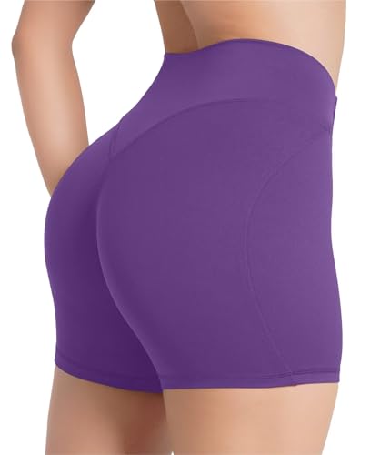 Sunzel No Front Seam High Waist Gym Shorts for Women,...