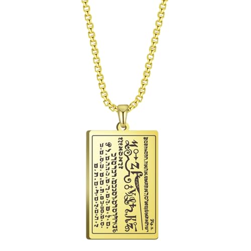 OoJewe Of Wealth Necklace The Mystery Of The First Seal 6Th And 7Th Books Of Moses Pendant Seal Of Fortune Amulet Fashion Accessories Creative Gift