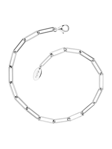 Engelsrufer Anker Armband für Charms aus Sterlingsilber mit Karabinerverschluss, Länge: 20cm, ERB-CHARM-ANKER-S