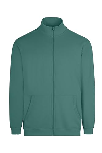 Sweat Mukua SZ270U bleu sarcelle zippé unisexe taille M