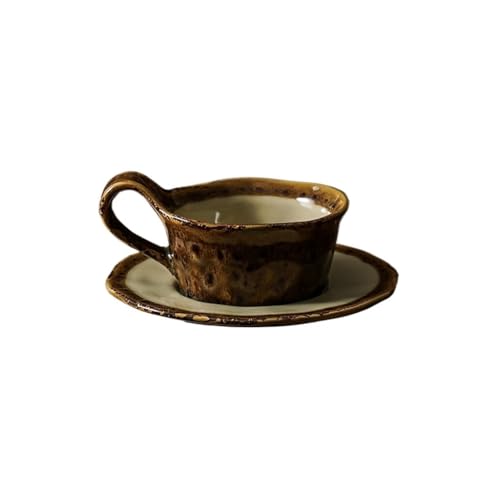 Tasse à café et soucoupe ergonomique pour éviter les taches sur le bureau