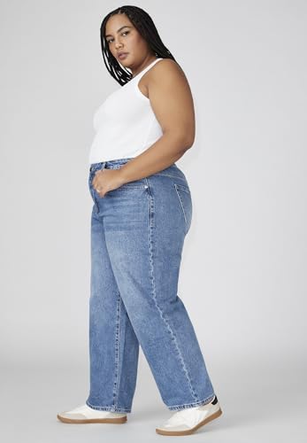 ELOQUII Women's Plus Size The Loose Fit Jean3