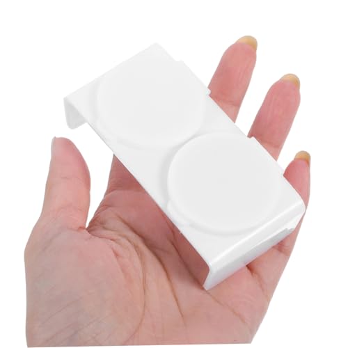 10 recipientes de cristal doble para manicura y esmalte miniatura 4