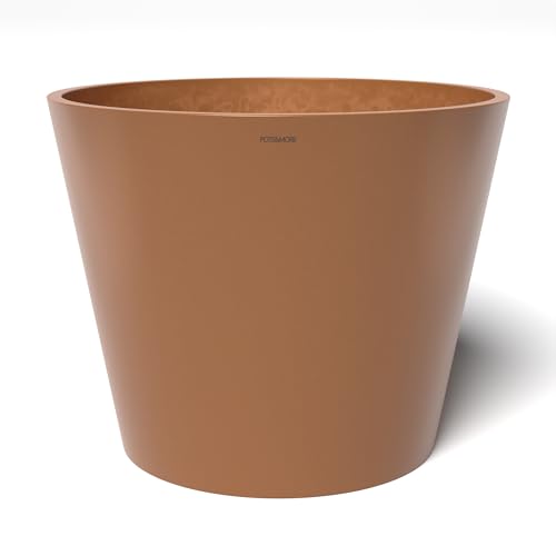POTS&MORE Pflanztopf Conico 50 (ø 50 cm, runde Form, Farbe Terrakotta, Höhe 40,5 cm, Übertopf Kunststoff, für Zimmerpflanzen) VP015003