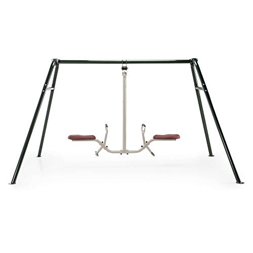Gym Dandy Tilt-A-Swing Kids Seesaw - 360-Degree Multidirectional Rotation & Swing Set - Indoor/Outdoor Playground Equipment, GD-6662