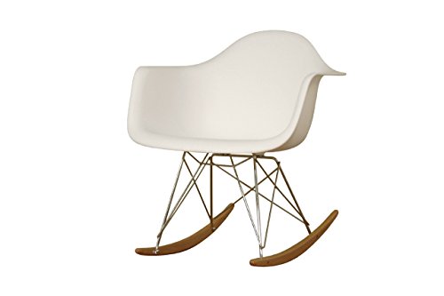 Baxton Studio Letterio White Cradle Chair #TOP5