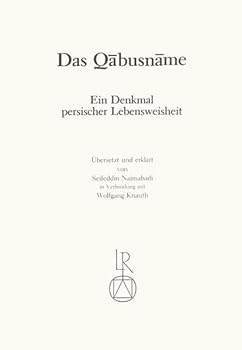 Paperback Das Qabusname: Ein Denkmal Persischer Lebensweisheit [German] Book