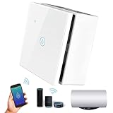 Smart Immersion Heater Timer Switch with an Installation Box, 40A 8000W WiFi Touch Boiler Switch with Timer, Smart Life APP Remote Control for Lights, Works with Amazon Alexa & Google Assistant