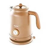 Seehot® 1.7L (57.oz) Electric Kettle with Thermometer, 1200W Large Electric Tea kettle with 304 Stainless Steel,Auto shut off,Hot water kettle Electric for Coffee&Tea-Golden