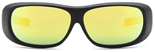 Apollo Horticulture Grow Light Glasses Goggles for Wear Fit Over Glasses for LED Grow Light Room UV400 Grow Room Safety Protective Eyewear for Intense LED Lighting Visual Eye Protection