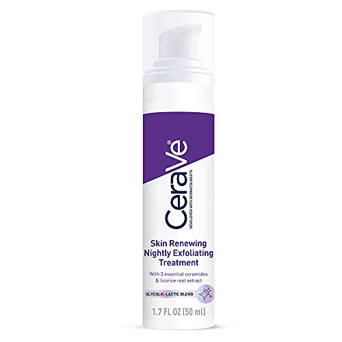 CeraVe Anti Aging Face Serum with Glycolic Acid, Lactic Acid, and