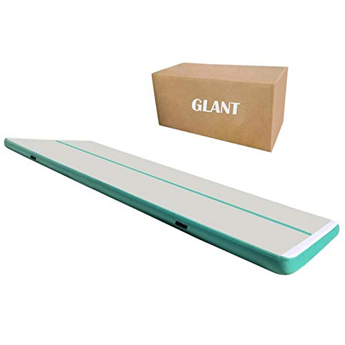 Glant 13Ft/16Ft/20Ft/23Ft/27Ft/30Ft/40Ft/50Ft Inflatable Gymnastics Airmat Tumble Track Tumbling Mat Track Floor Mats With Electric Pump For Home Use/Training/Cheerleading/Beach/Park And Water #TOP5
