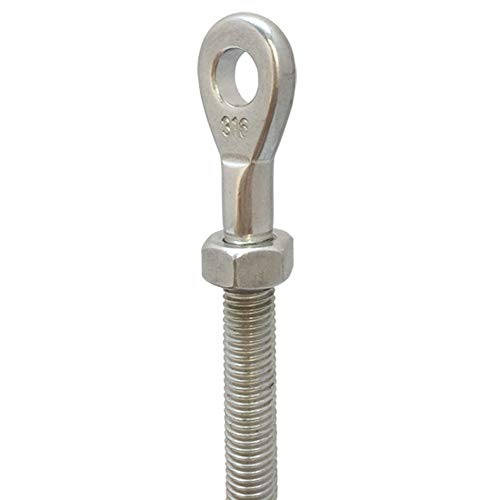 Tensor de cuerpo cerrado para cables Marine SS 316 3/8'' con ojo en ambos extremos miniatura 3
