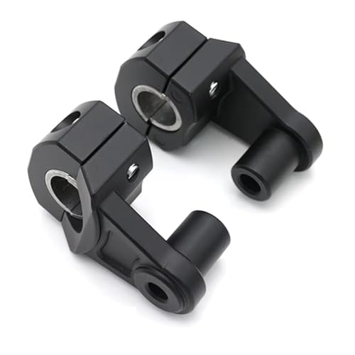 Rehausseur pour moto tout-terrain de 22 mm à 28 mm pontets de guidon noirs en alu