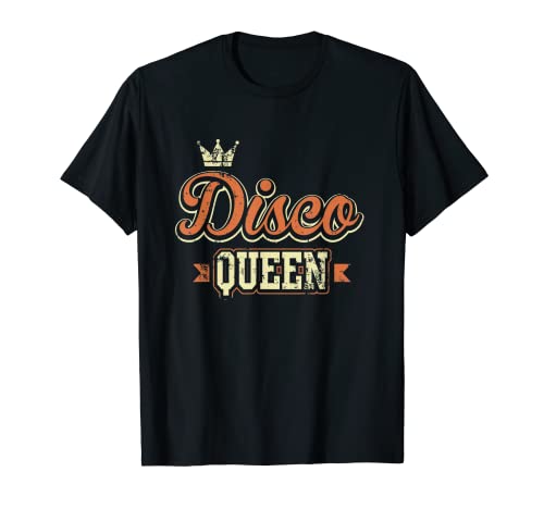 Disco Queen 70s 70s Retro Vintage Style Camiseta Camiseta