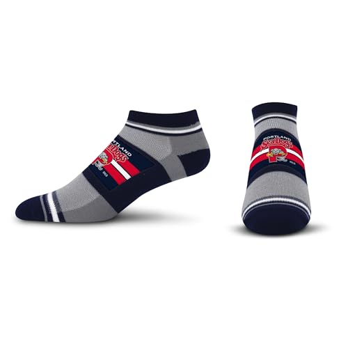 Bare Feet MiLB Portland Sea Dogs Streak No Show Socks Large