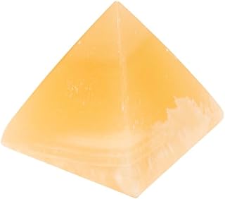 Discoveries Egyptian Imports Alabaster Pyramid Statue - Small 2.25" - Made in Egypt