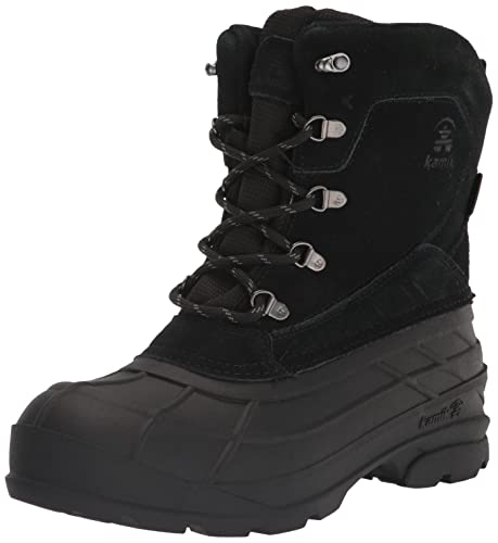 Kamik Men's Fargo 2 W Snow Boot, Black, 11 Wide #TOP7