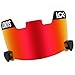 LOKIYS Football Visor - for Youth Football Helmets & Adult Football Helmets（red）