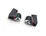 LXOINAGO 1 Pair Black Front Side Rear View Mirror Fold Actuator Motors Assembly Compatible for Hummer H2 Jaguar XF
