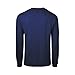 Soffe Men's Long-Sleeve Cotton T-Shirt, Navy, Medium