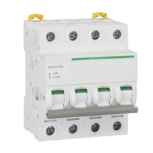 Interrupteur d'isolement 4P 63A tétrapolaire 400VAC rail DIN robuste