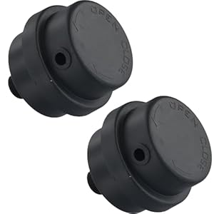 2 Stück Luftfilter Kompressor Schalldämpfer, Kompressor Ersatzteile, Schwarz Geräuschreduzierender Luftkompressor Filter für ölfreie Kompressoren (13 mm)