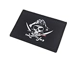 Jolly Roger Pirate Patch Skull and Crossbones Dead Tactical Military Morale Hook & Loop Embroidered...
