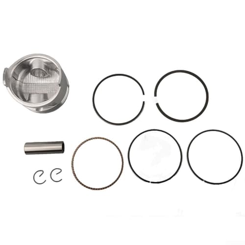 Oniissy 90 mm Kolbenringe Kit Montage für 190F GX420 6,0 KW-6,5 kW Motorersatz, komplettes Set mit Kolbenbolzen und Clips, langlebige Metallkonstruktion kompatibel