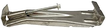 Quick Screw 5" 50 Pack Premium Hidden Rain Gutter Bracket Hook Hangers with Screw NO Clip Style