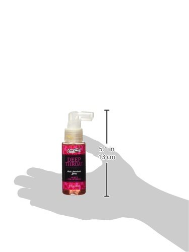 Doc Johnson Goodhead - Deep Throat Spray - Numbs Throat - Relaxes Gag Reflex - Sweet Strawberry - 2 Fl. Oz.(59 Ml) #TOP4