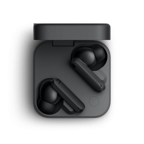 Image of QQLIKE Buds 2 Wireless Earbuds Compatible with Nothing 48 dB Hybrid ANC, 55 Hours Battery Life, 11 mm PMI Driver, 6 HD Microphones and Spatial Audio, IP55 Waterproof (Dark Grey)