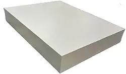 Tampa de Proteção para Fogão Cooktop de 2 Bocas 4 lados fechados MDF Branco 32x51 Arrigo Móveis