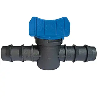 FARMER GIRL drip Irrigation kit Accessories 12 mm Straight Connectors with Tap- Coke (Pack of 200)