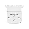Andis Carbon Stainless Steel Replacement T-Blade Fits D-8 & Slimline Pro Li Trimmers, Deep Tooth, Zero Gap Precision, Professional Detail Performance