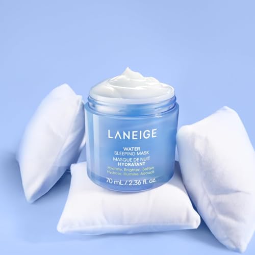 Image of Laneige Water Sleeping Mask for Face | Hydrating Overnight Face Mask for Refreshed and Glowing Skin | Lightweight Gel Texture with Moisture Wrap | Smooth Skin Night Cream