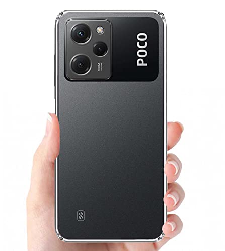 Image of Soft Silicone TPU Back Cover Compatible with Poco X5 Pro 5G / Redmi Note 12 Pro 5G