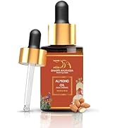 Dharti Ayurveda Sweet Almond Oil With Dropper - 100% Pure Natural Undiluted And Plant Based - Pre...