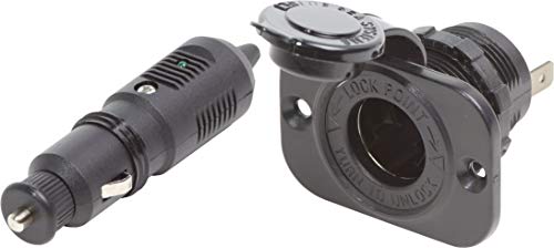 Blue Sea Systems 1015 12-Volt Plug with Dash Socket