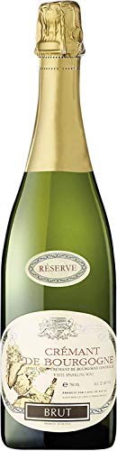 Caves de Marsigny Crémant de Bourgogne Schaumwein Brut Réserve AOC Frankreich I Visanado Paket (6 x 0,75l)