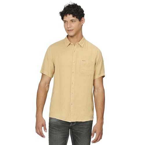 Image of Pepe Jeans Men's Cotton Regular Fit Shirt