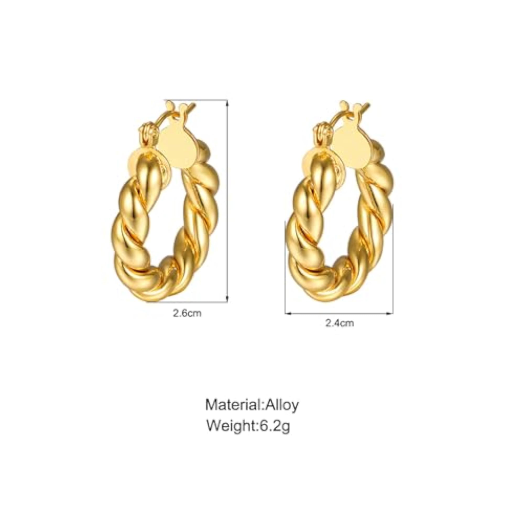 Chic Plated Earrings for Women