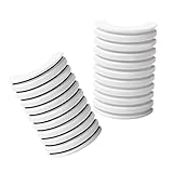 DONFAMDS 2箱 自粘防汗防水まげ接着ストリップ 箱 透明 黒 多様なまげ対応 着脱簡単 長キープ メイクアップツール