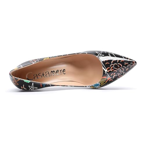 Image of Castamere Womens High Heels Pointed-Toe Slip-on Stilettos Pumps 4Inch Heel Shoes