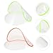 VALICLUD 2pcs Transparent Hat Brim for Rain Poncho Cap Brim Accessory for Enhanced Rain Protection Durable Design for Outdoor Activities Easy to Attach