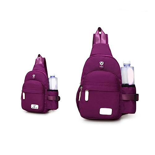 Shoulder Bag Women Sling Bag Chest Bag Sports Sling Bag Multifunction Blush Miss Purple